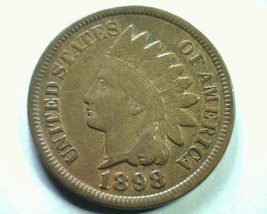 1898 S24 1/1(s) 89/89(e) 8/8 (S) Double Die Rev Indian Cent XF/AU Scratched Obv. - £59.95 GBP