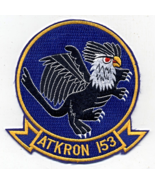 USN Attack Squadron ATKRON 153 Large 5&quot; Souvenir Embroidered Patch - £7.86 GBP