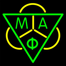 Mu Alpha Phi Logo Neon Sign - £567.56 GBP