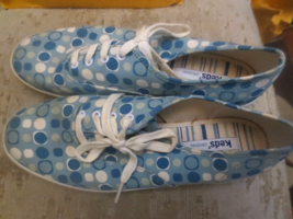 Vintage Keds Aqua Blue with Bubbles Women&#39;s Shoes WF07301M D4-CH59 - £14.85 GBP