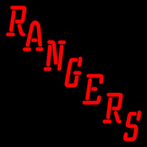 NHL New York Rangers Logo Neon Sign - £547.41 GBP