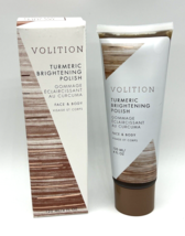 Volition Turmeric Brightening Polish For Face And Body 4oz. New, Factory Sealed - £15.85 GBP