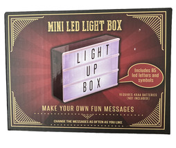 The Original Fun Workshop Mini Led Light Box - Make Your Own Fun Messages - £9.33 GBP