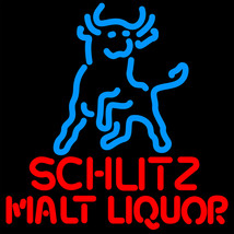 Schlitz Malt Liquor Bull Neon Sign - £549.85 GBP