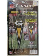 Green Bay Packers Pennant Flag Banner NFL Embroidered Indoor Outdoor 34 ... - £10.21 GBP