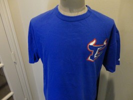 Blue Russell Athletic BULL STEER Logo Cotton T-shirt Adult L  Rare - £19.38 GBP