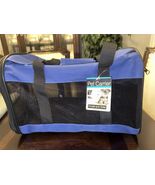 NWT Small Pet - Dog -Cat Carrier / Bag , Navy, Shoulder Strap New with tags - $15.51