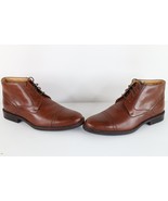 Johnston &amp; Murphy Mens 10 Sheepskin Leather Toe Cap Chukkas Chukka Boots... - $2,373.22 MXN