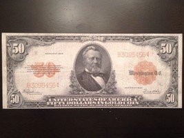 Reproduction United States $50 Bill Gold Certificate 1922 Ulysses Grant Fifty - £3.13 GBP