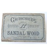 Gaudichauds Sandal Wood extract antique advertising box patent medicine ... - €24,97 EUR Gaudichauds Sandal Wood extract antique advertising box patent medicine ... - €24,97 EUR