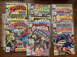 Omega The Unknown #1-5 7-10 Bronze Marvel Comic Lot 1st Fooliller Avg Nm+ 9.4 - £53.70 GBP