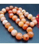 Chapelet bouddhiste perles de prière Mala Tibet Népal rose perles d&#39;agat... - $132.89 CAD