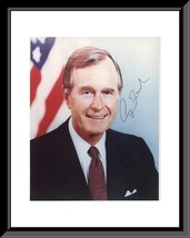 George H.W. Bush signed photo - £216.35 GBP