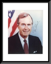 George H.W. Bush signed photo - £212.53 GBP