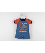 Vintage Y2K Harley Davidson Baby Size 24M 24 Months Spell Out One Piece ... - $54.24 CAD
