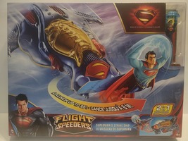 New Superman Man Of Steel Flight Speeders Superman&#39;s Strike Ship Vehicle Toy  - £27.87 GBP