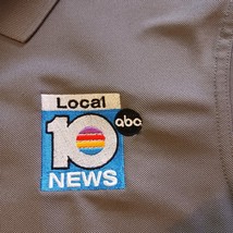 Ogio Short Sleeve Gray Shirt  Service Local 10 News Employee Uniform Size Small image 3