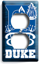Duke University Blue Devils Basketball Team Logo Duplex Outlet Wall Plate Cover - £15.17 GBP