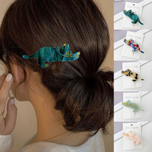 SH Animal Hair Accessories Ponytail Clips Hairgrip Barrettes Geometric Hair Clip - $4.74