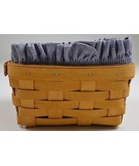 Longaberger 1997 Medium Signed Berry Basket Combo With Liner And Protect... - £46.39 GBP