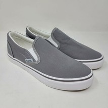 CU114U Women&#39;s Loafers Sz 8 M Classic Slip On Trainer Shoes Casual Gray - $28.87