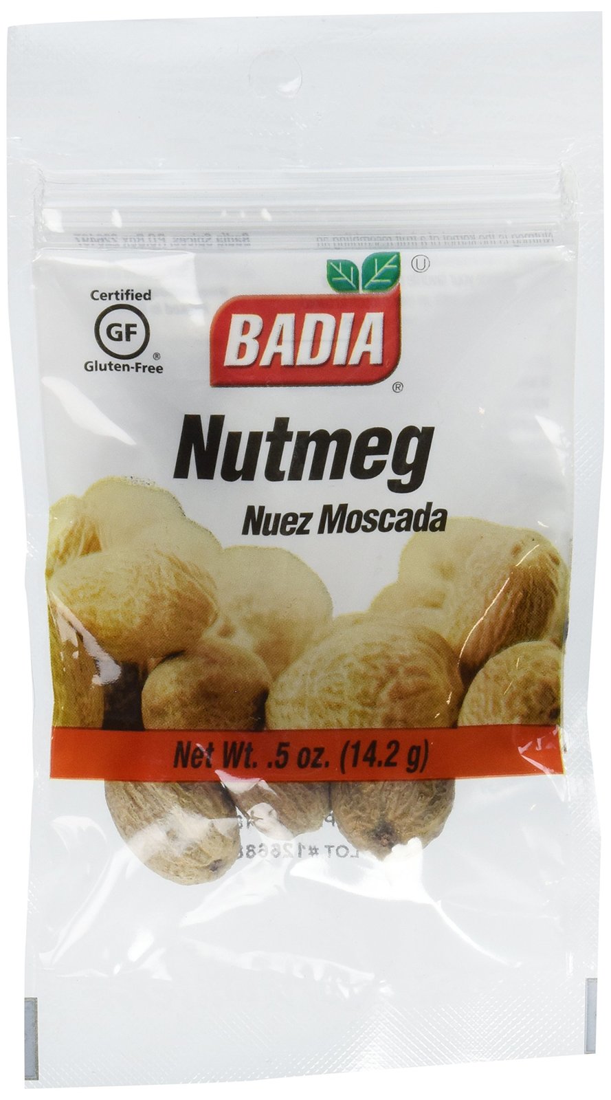 Badia Whole Nutmeg Net Wt. .5 oz (14.2g) - $6.88