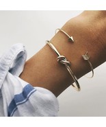 Women&#39;s Vintage Cuff Arrow Knotted Bracelet - $8.50