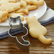 Cat Shaped Cookie Cutter For Baking - £12.76 GBP