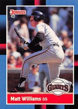 1988 Donruss #628 Matt Williams RC Rookie Card San Francisco Giants ⚾ - £0.70 GBP