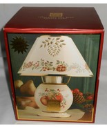 Lenox WILLIAMSBURG Boxwood and Pine Pattern PORCELAIN Candle Lamp MINT I... - $29.69