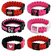 TRUE LOVE PARACORD BRACELETS - One item with Design and Color maybe vary... - £1.57 GBP