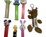 Pez Dispenser Lot of 7 Assorted no packaging as shown - $21.93
