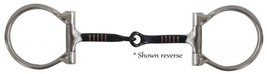 Western Saddle Horse Offset D Snaffle Bit Stainless w/ 5&quot; Copper Inlay M... - $19.99