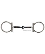 Western Saddle Horse Offset D Snaffle Bit Stainless w/ 5&quot; Copper Inlay M... - £15.68 GBP