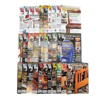Lot of 31 Woodworker&#39;s Journal Magazines 2009-2015 - £19.77 GBP