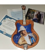 Alan Jackson Commemorative Guitar Plate &quot;Where I Come From&quot; Bradford Exc... - £22.05 GBP