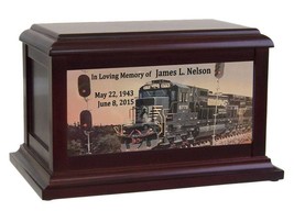 Train Criss-Cross Cremation Urn - $255.95