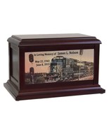 Train Criss-Cross Cremation Urn - $255.95