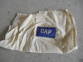 VINTAGE Military Uniform Patch Embroidered CAP on Cloth - $11.88