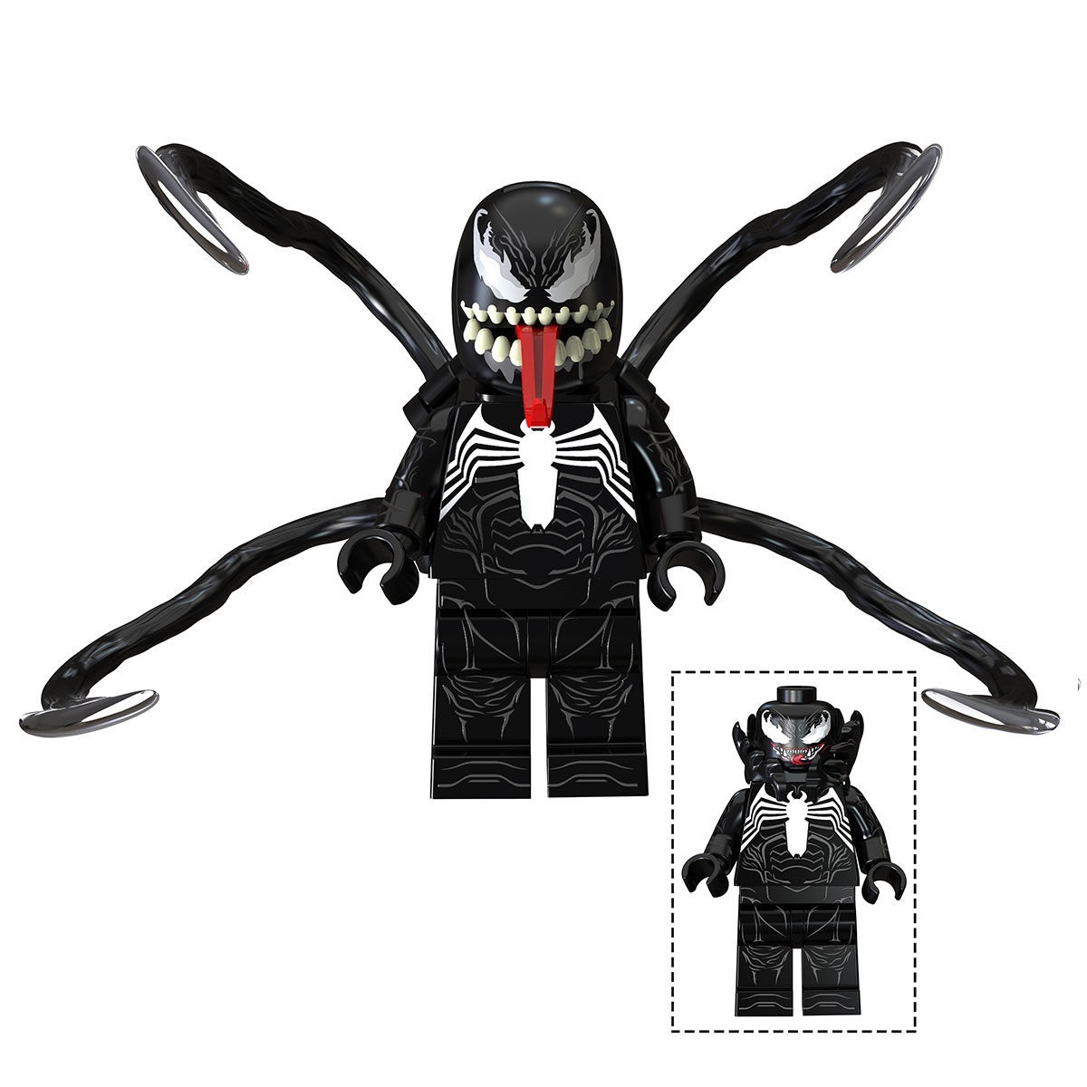 Spider-Man 2 Black Suit Minifigures Building Toy