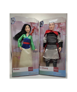 Disney Store Set Mulan &amp; Li Shang Classic Doll Lot 12&quot; Mulan NIB - €55,57 EUR