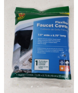 Duck Flexible Slip-On Insulated Black Outdoor Faucet Cover Freeze Protec... - $14.52 CAD