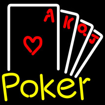 Poker Ace Series Neon Sign - £562.18 GBP