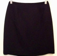 GAP Skirt Sz 1 Black Short Casual Career Straight to A-line No kick vent - £19.95 GBP