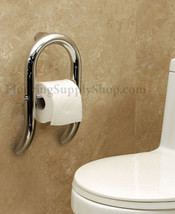 Invisia Toilet paper Holder with Integrated Support Rail Brushed Nickel - £238.66 GBP