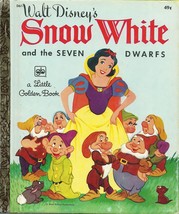 Snow White And The Seven Dwarfs 1974 Walt Disney Little Golden Hardcover Book - £7.90 GBP