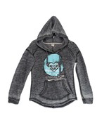 ROXY Women&#39;s L Gray Pullover Hoodie Sweatshirt, Front Pocket, Skater Gru... - $29.77 CAD