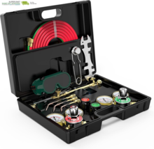 Oxygen &amp; Acetylene Torch Kit, Welding Cutting Torch Kit, Gas Cutting T - $298.79