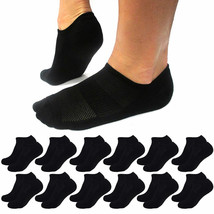 12 Pairs No Show Men Socks Low Cut Ankle Short Socks Casual Womens Athletic - £41.42 GBP
