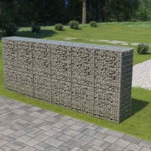 Outdoor Garden Patio Yard Galvanized Steel Metal Sturdy Gabion Wall Basket  - £60.13 GBP+
